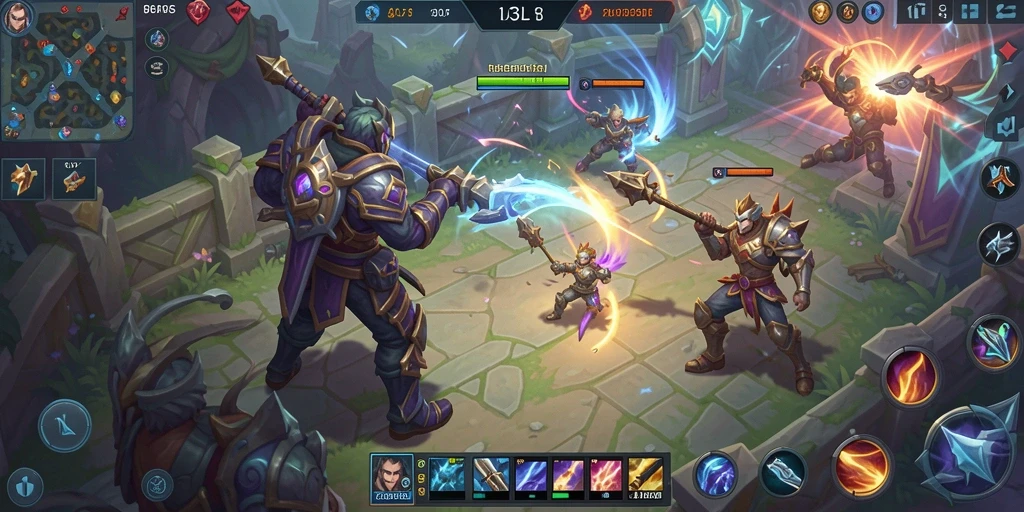 Tampilan gameplay aksi mendebarkan di 33L dengan karakter heroik.