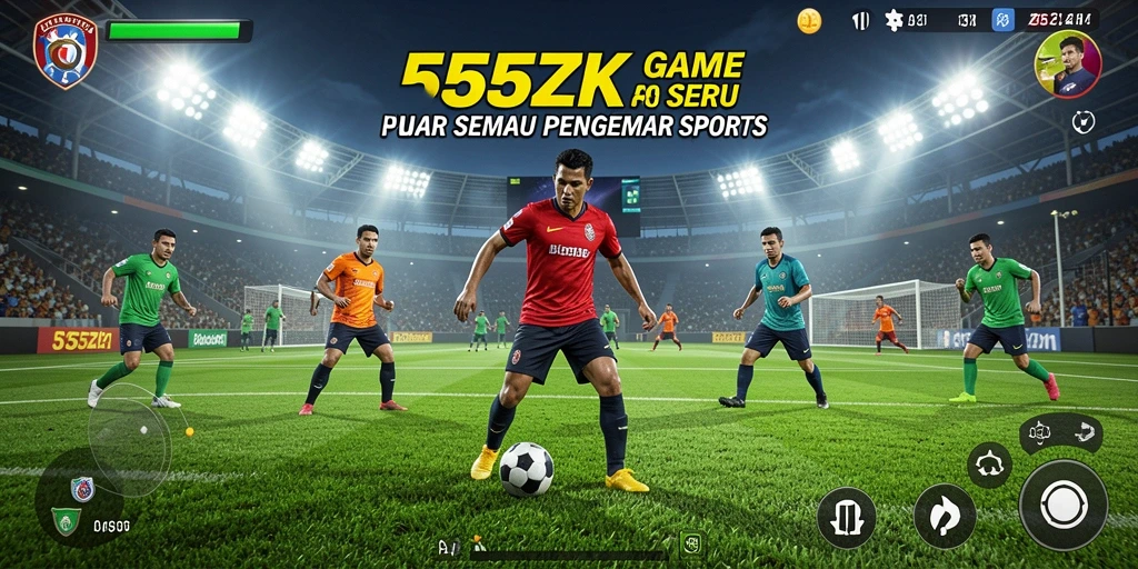 Gameplay mendebarkan dalam <strong>555ZK</strong> yang menampilkan aksi olahraga.