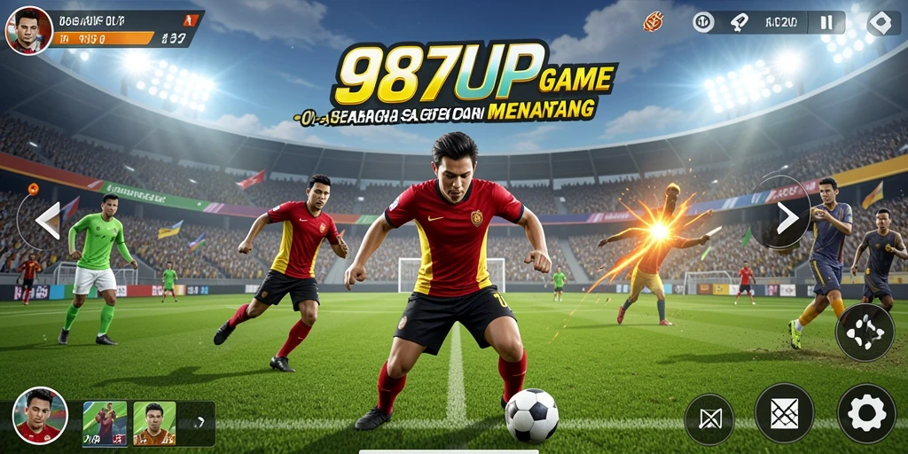 Tampilan utama gameplay 987UP yang penuh aksi dan seru.