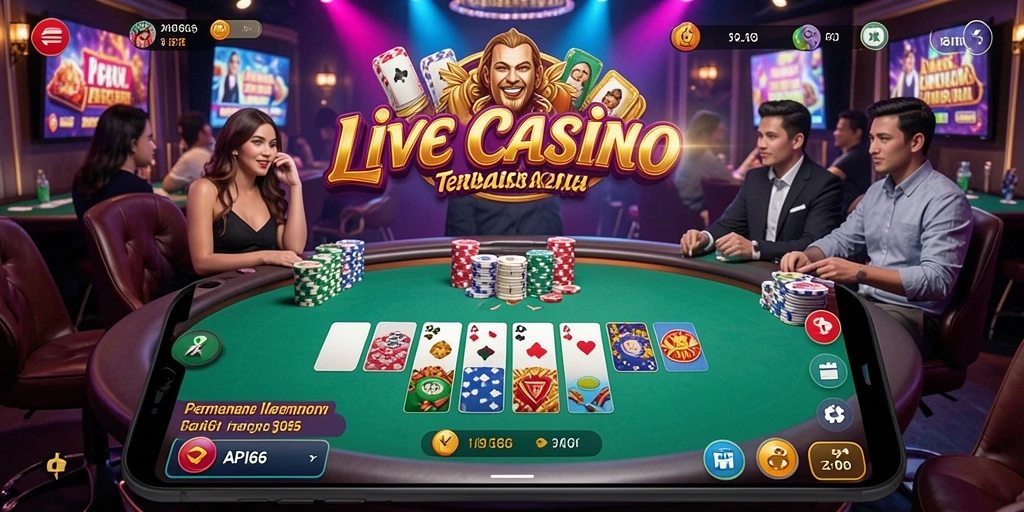 Tampilan gameplay API66 yang menarik dan interaktif dalam Live Casino.