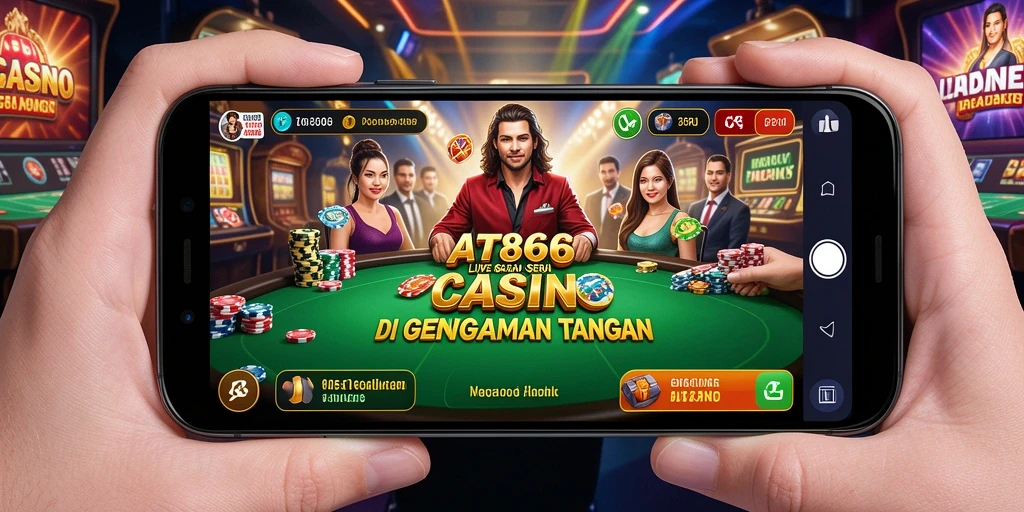 Tampilan gameplay menarik dan interaktif di AT866 Live Casino.