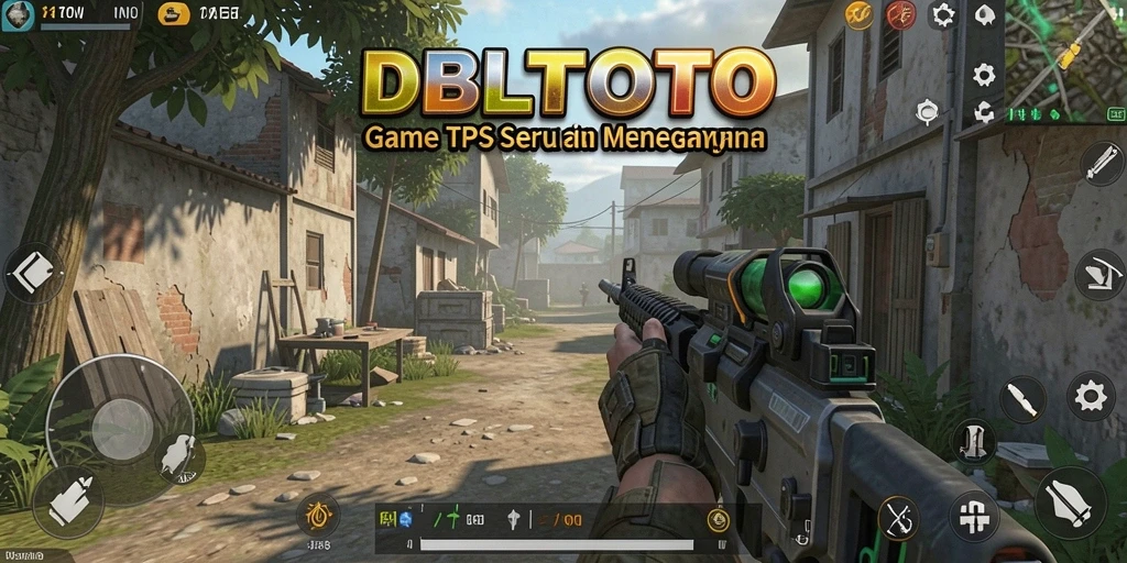 Tampilan gameplay DBLTOTO yang mendebarkan dengan aksi seru dalam TPS.