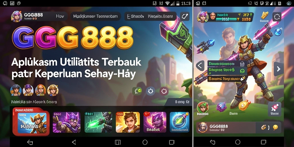 Screenshot utama GGG888 yang menunjukkan antarmuka pengguna yang intuitif dan fitur terbaik.