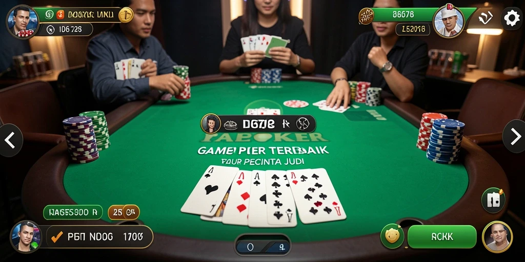 Tampilan gameplay seru dan interaktif dari ID678 Poker.
