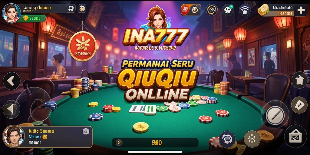 Tampilan menakjubkan dari gameplay QiuQiu INA777.