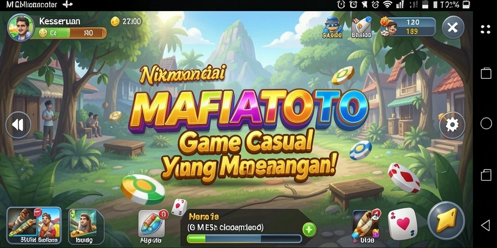 Tangkapan layar dari gameplay MAFIATOTO yang penuh warna dan seru.
