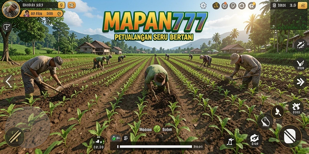 Gameplay Farming seru dan interaktif di MAPAN777.