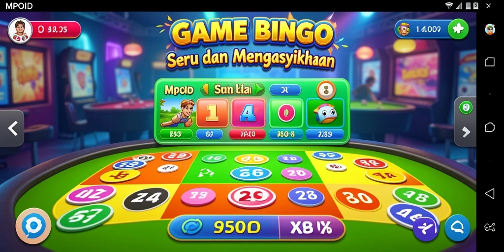 Tampilan gameplay seru MPOID yang penuh aksi Bingo.