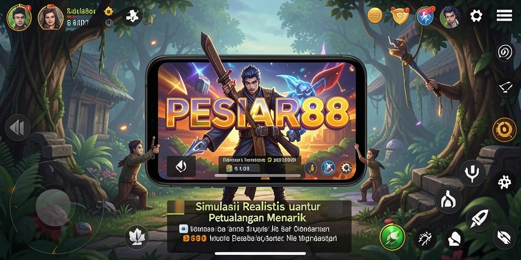 Tampilan gameplay PESIAR88 yang memukau dan interaktif.