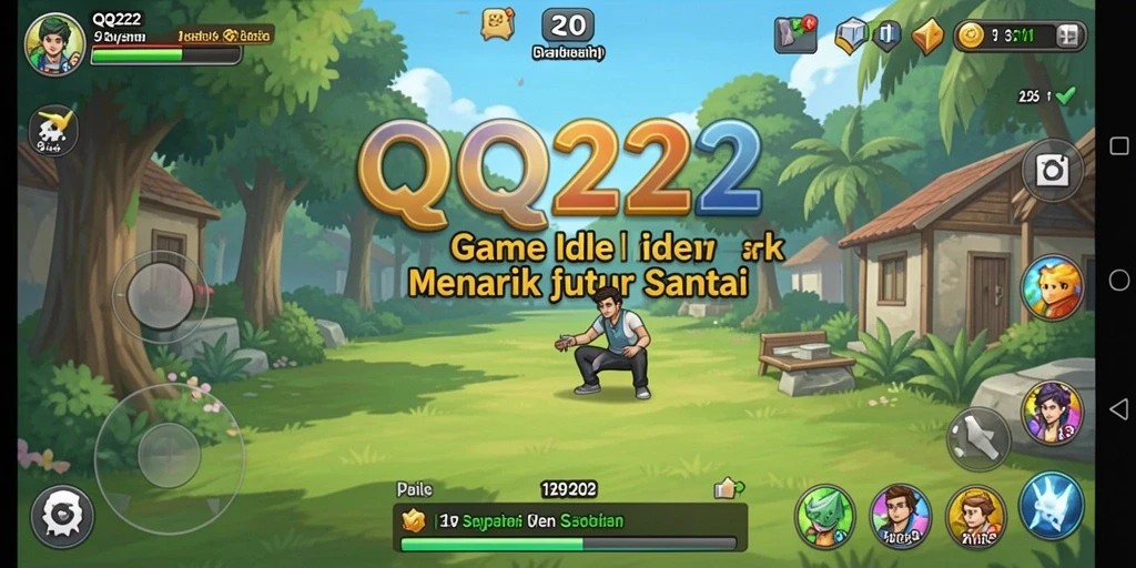 Screenshot gameplay menunjukkan kemajuan menarik dalam game Idle.