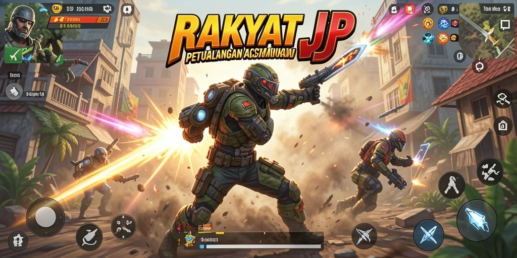 Screenshot menampilkan aksi seru di RAKYATJP dengan pertarungan mendebarkan.