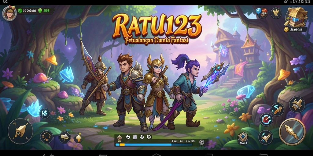 Gameplay seru dan grafis menakjubkan dalam RATU123.
