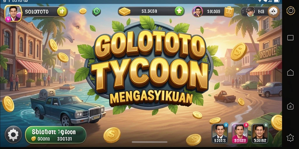 Screenshot gameplay SOLOTOTO yang menunjukkan pengelolaan bisnis.